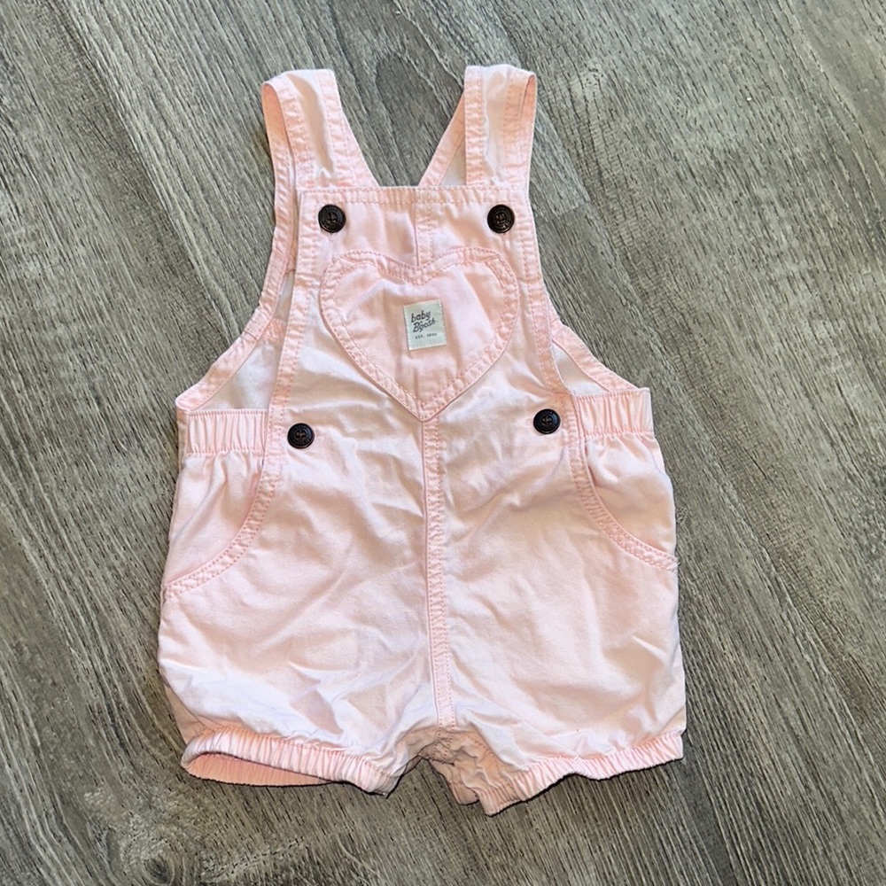 Pink baby Overalls